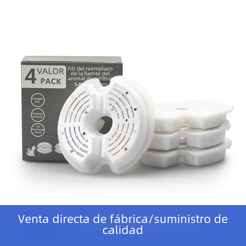 Multi-stage cat fountain replacement filters