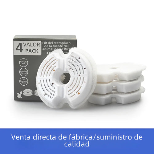 Multi-stage cat fountain replacement filters